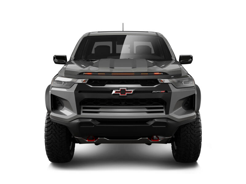 Chevrolet Colorado Hood Deflector - Husky Liners - Aeroskin Lightshield PRO - Matte Black - `23-`26